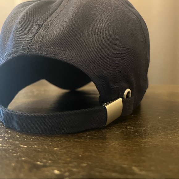 Adjustable Dark Blue Fishing Logo Baseball Trucker Hat Cap Visor Clasp - Picture 5 of 8